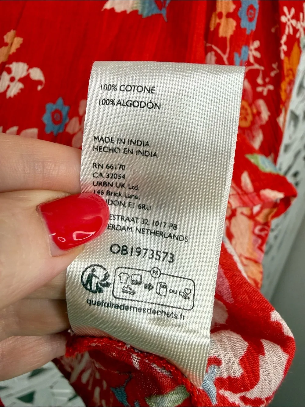 Anthropologie Pilcro The Sydney Red Floral Blouse